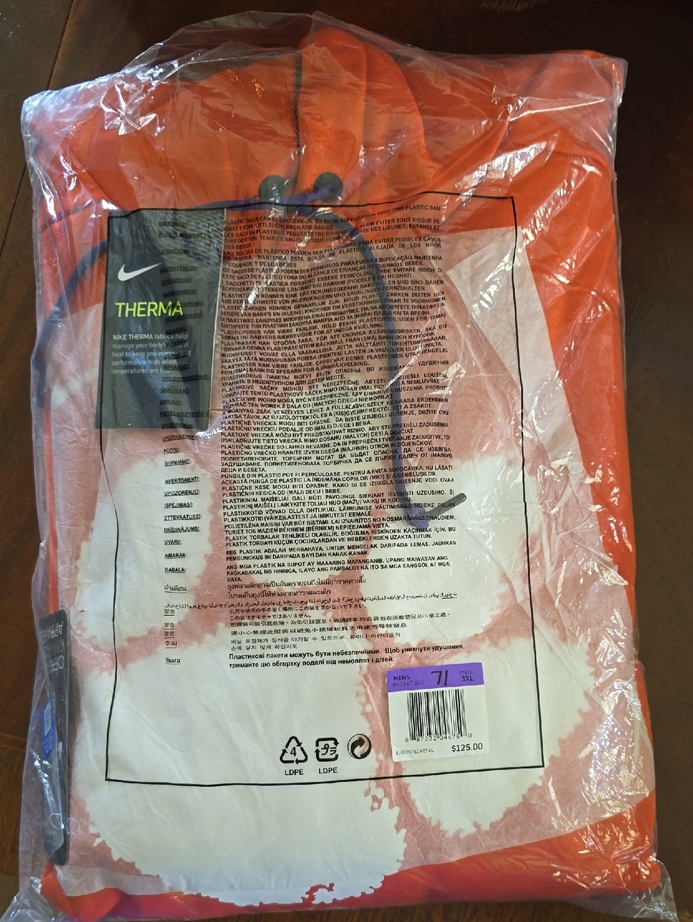 Nike Clemson Team Issue Therma Hoodie - New, Never Worn